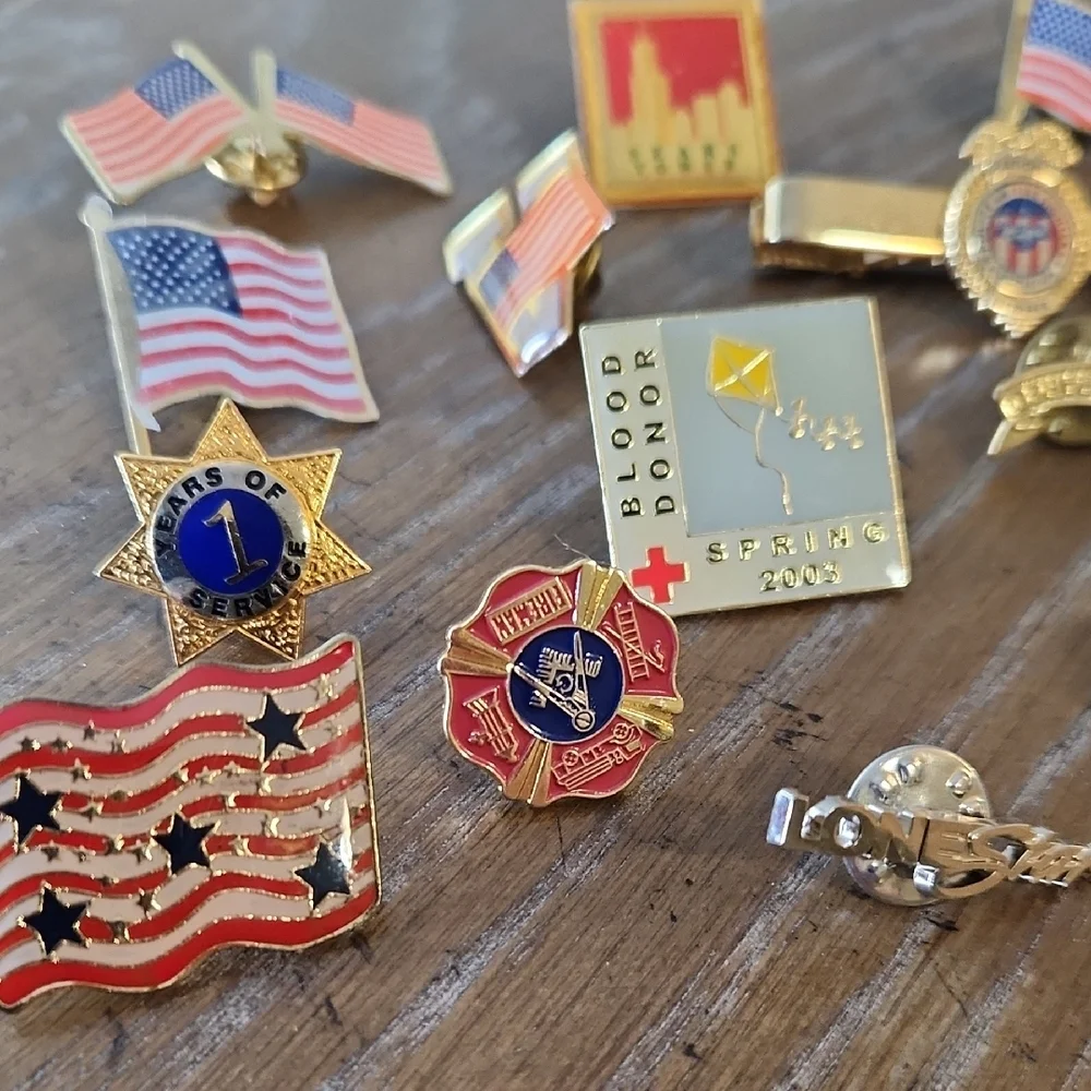 Collection of Patriotic Pins